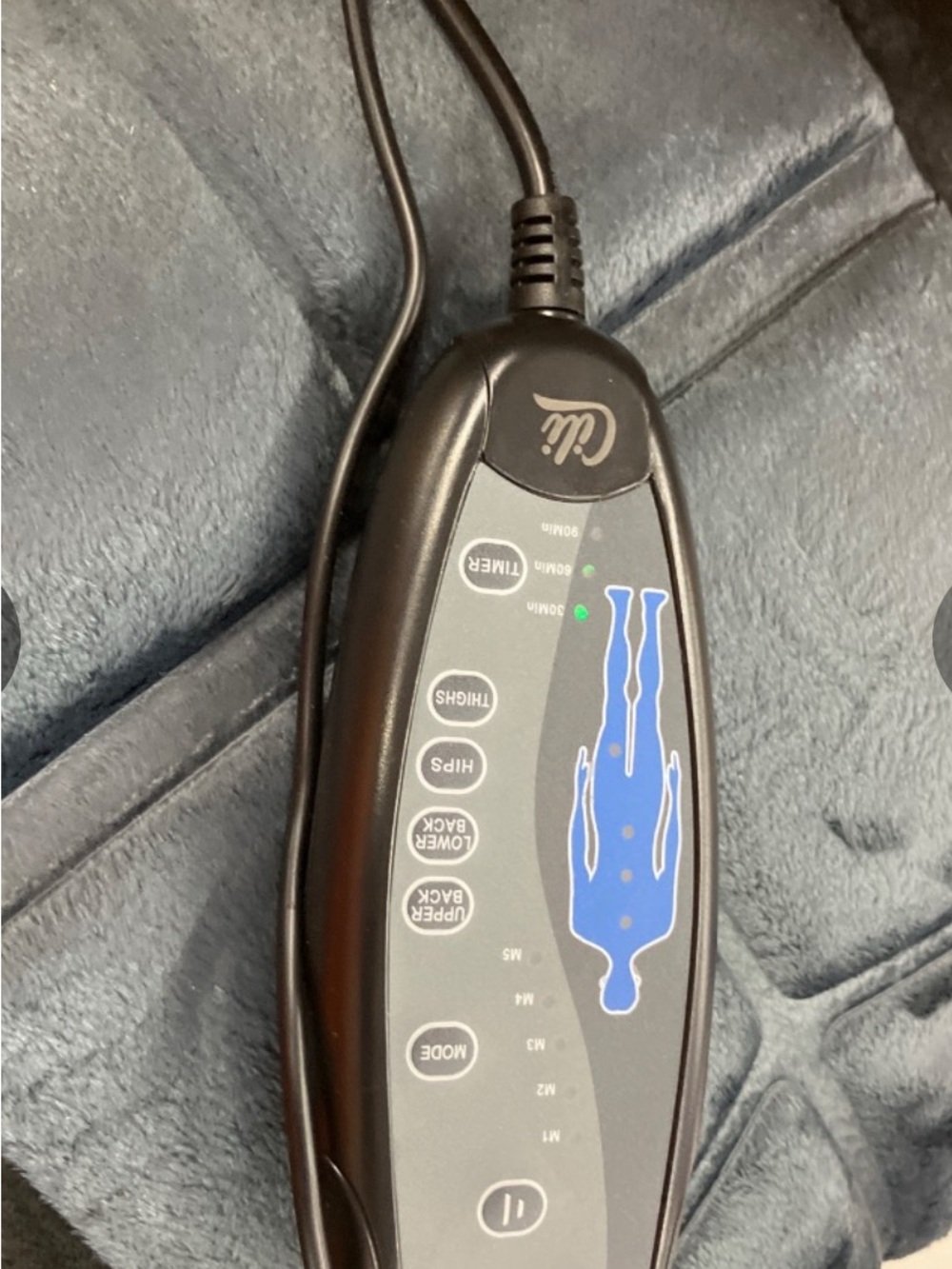 NIB Massage Chair Pad, Back Massager with Heat and Seat with 10 Vibration Motors - Picture 14 of 14